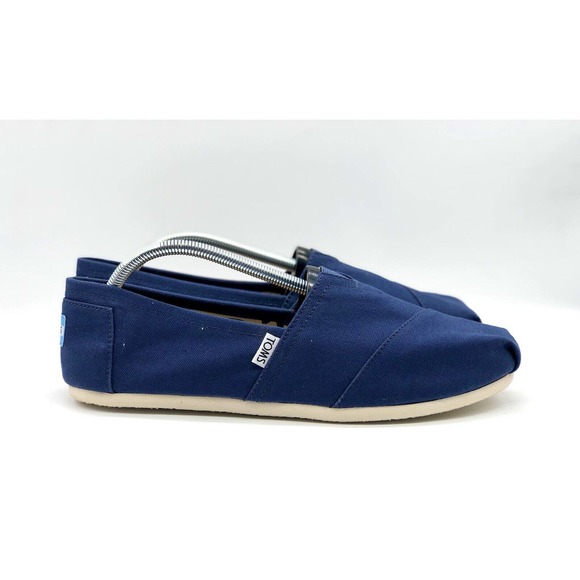 TOMS Shoes Woman Size 12 Classic Alpargatas Canvas Slip ons - Picture 1 of 7